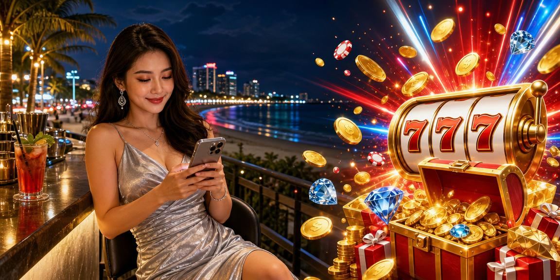 Kuantan player enjoying online slots through the lotto4d app